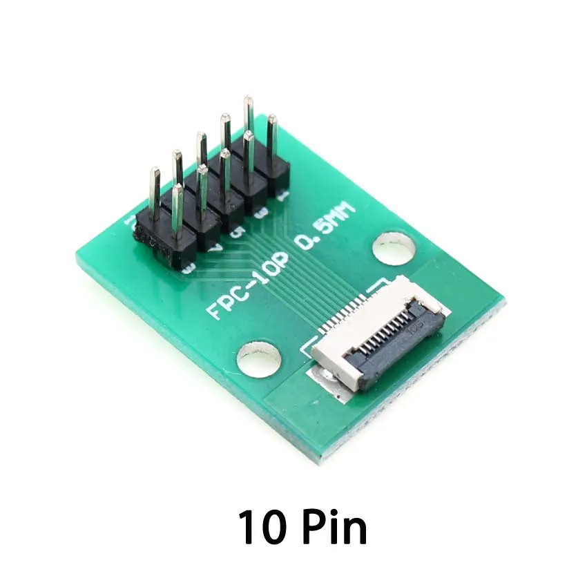 4P-80P 0,5 мм адаптер SMT с шагом от SMT до 2,54 мм, отверстие 1,00 дюйма, кабель FPC FFC Стандартный + стандартный штифт