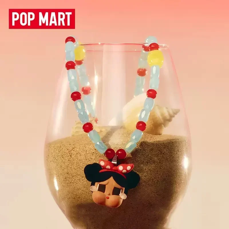 

POP MART CRYBABY режим отпуска на серии ожерелье слепая коробка оригинальная загадочная коробка сумка для догадок игрушки аниме фигурки украшения