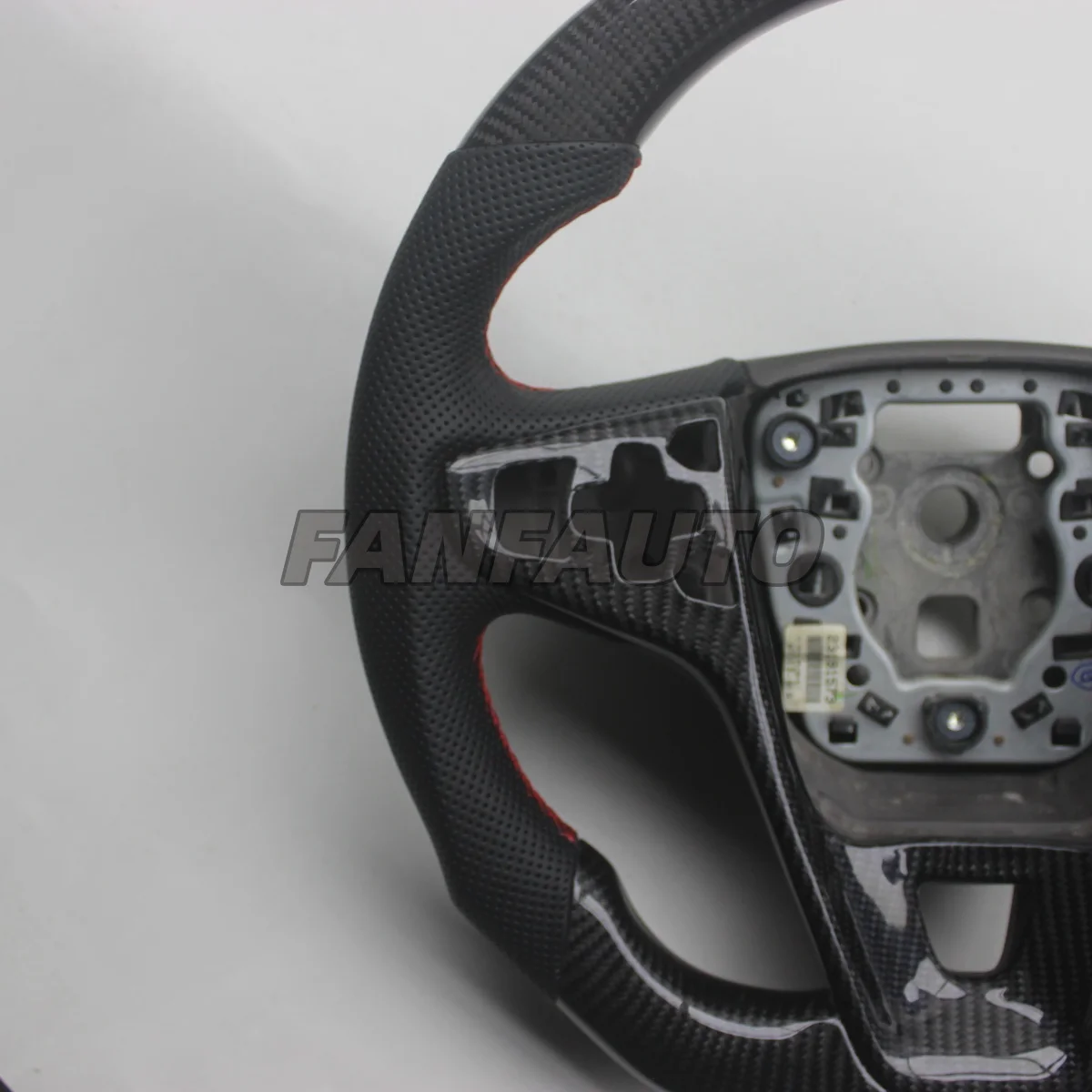 Replacement Real Carbon Fiber Steering Wheel with Leather for Opel Insignia A 2014-2016