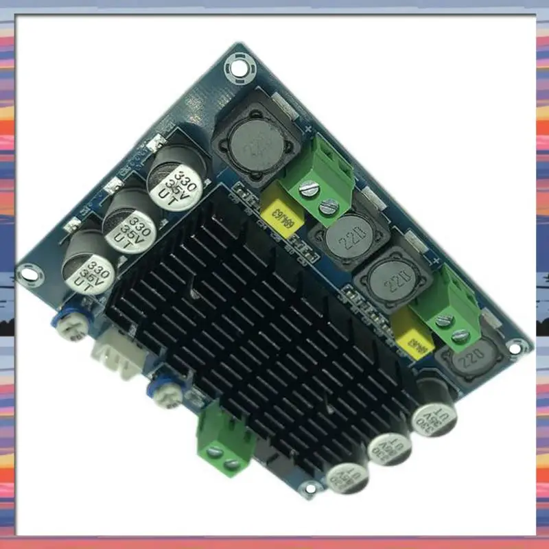 AC18(保証)シャーシ内蔵デジタルアンプボードデュアルチャンネルTDA7498ハイパワー高精細リアアンプボードE