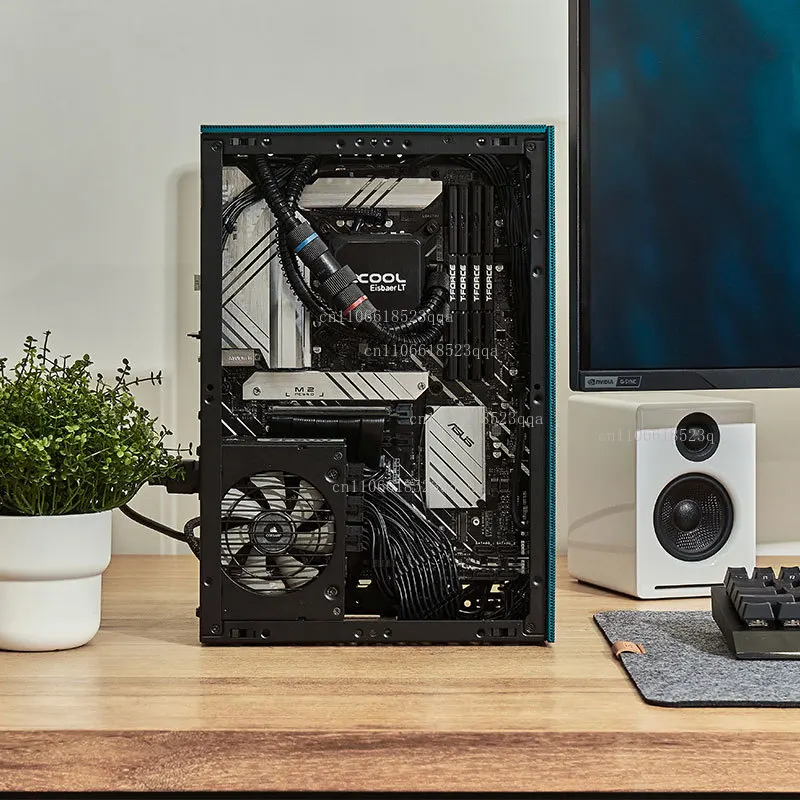 Delicious stencil second-generation Meshroom S chassis, three-sided mesh, compatible with 4-slot graphics card SFX power supply