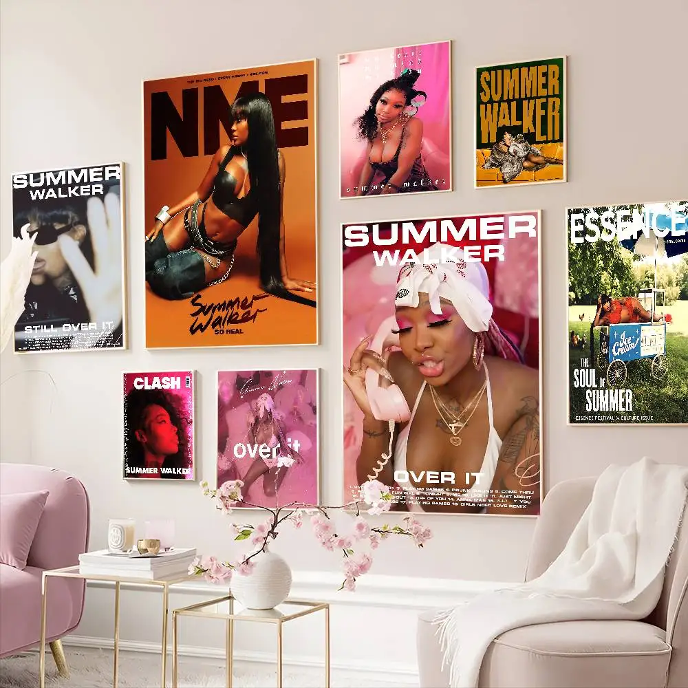 Pop Rap Summer Walker Good Quality Prints And Posters Vintage Room Bar Cafe Decor Home Decor