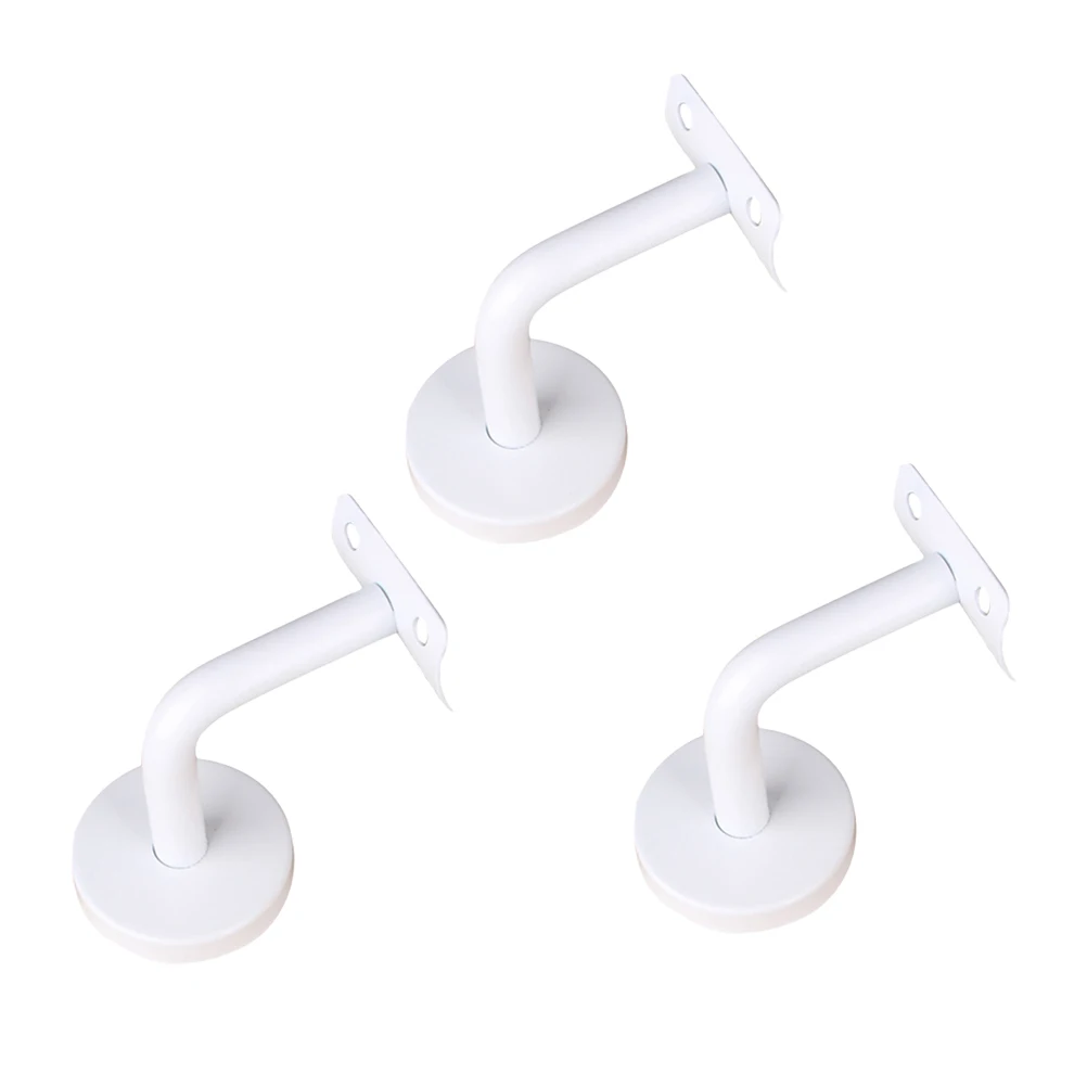 

3pcs rail Bracket Durable Stainless Steel Stair Support Bannister Bracket Suitable Bathroom Lavatory Corridor