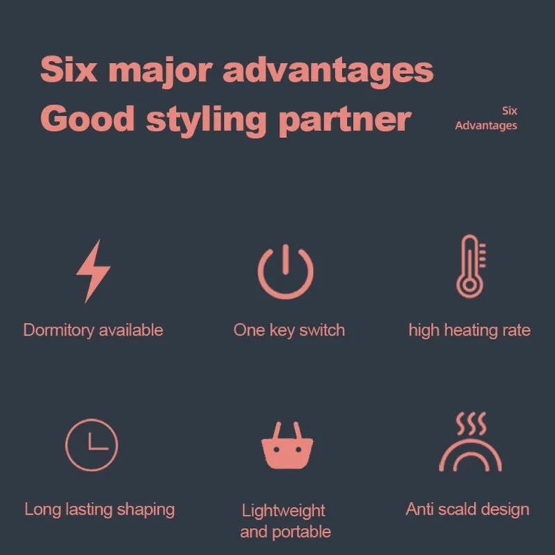 مكواة فرد الشعر ثنائية الأغراض، مكواة تجعيد، مكواة تجعيد كهربائية كبيرة، مكواة تجعيد الشعر، أداة من الخشب الرقائقي، قابس الاتحاد الأوروبي