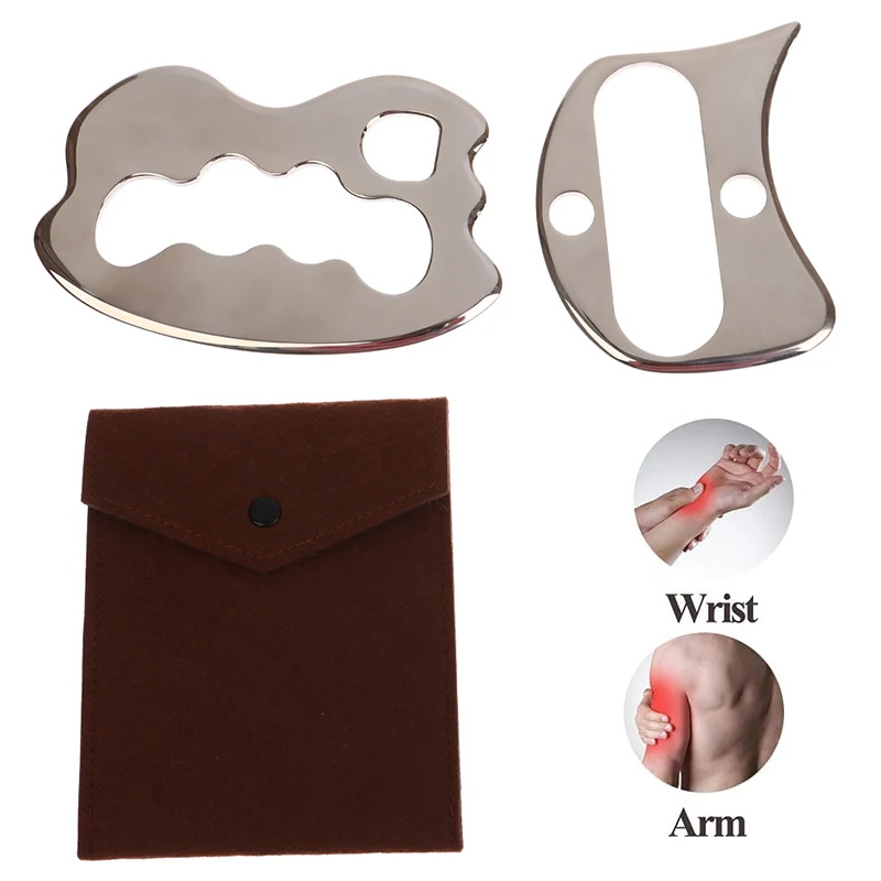 

Stainless Steel Gua Sha Scraper Massager For Face Neck Body Massage Tool Body Muscle Facial Skin Care Guasha Board Face Massager