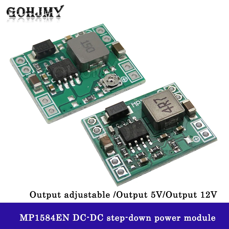 MP1584EN DC-DC step-down power module 3A adjustable step-down module exceeding LM2596 small size