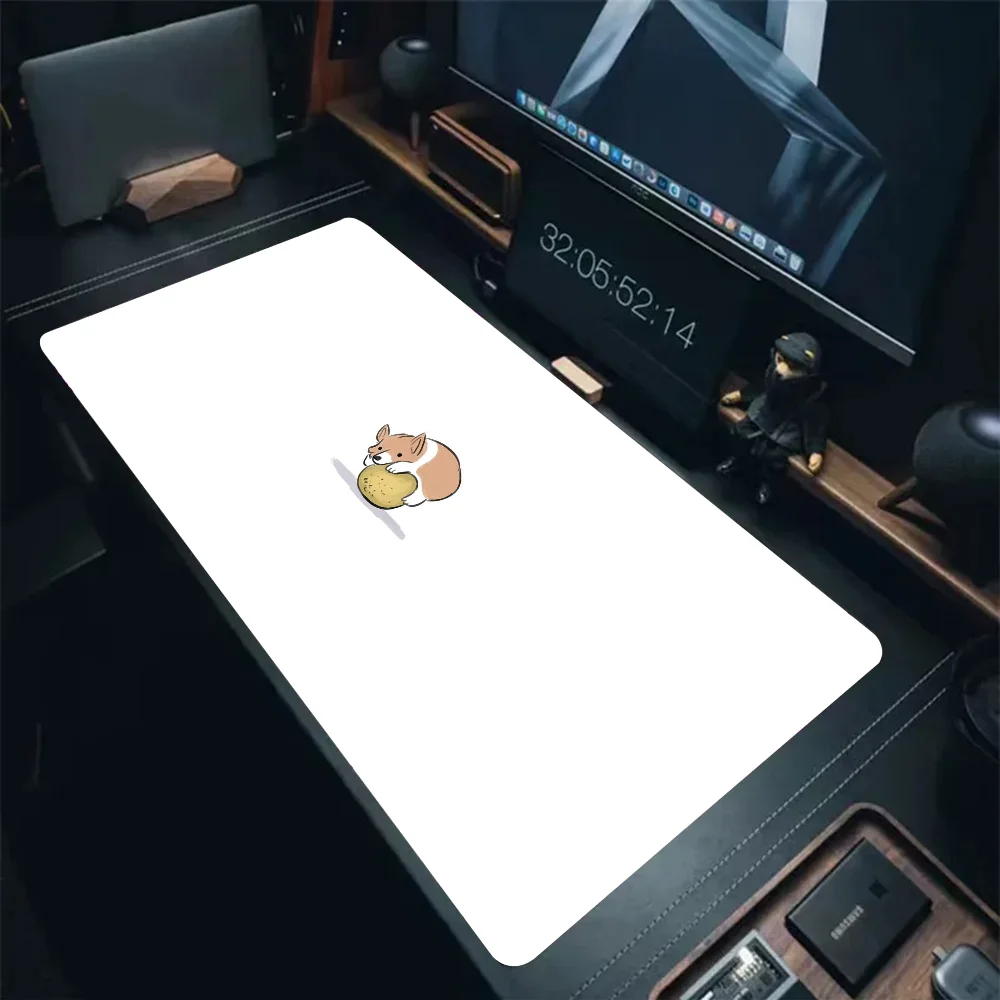 Cartoon Dog Mouse Mat, Desk Pad, Teclado Pad, Gaming Acessórios, Prime, XXL