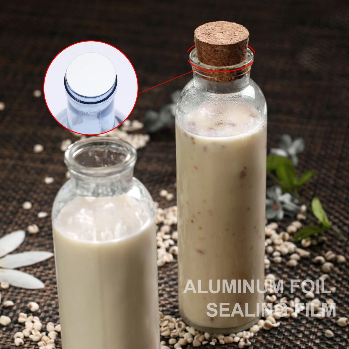 

Universal Aluminum Foil Sealing Film Glass Bottle Seal Gasket Pressure Sensitive Container Seal Stickers Keep Fresh Prevent