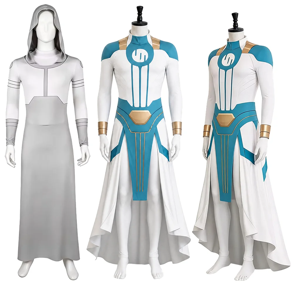 

Invincible Mark Grayson Cosplay Costume Adult Men Fight Suit Jumpsuit Hooded Robe Gown Halloween Carnival Dress Outfit Disguise