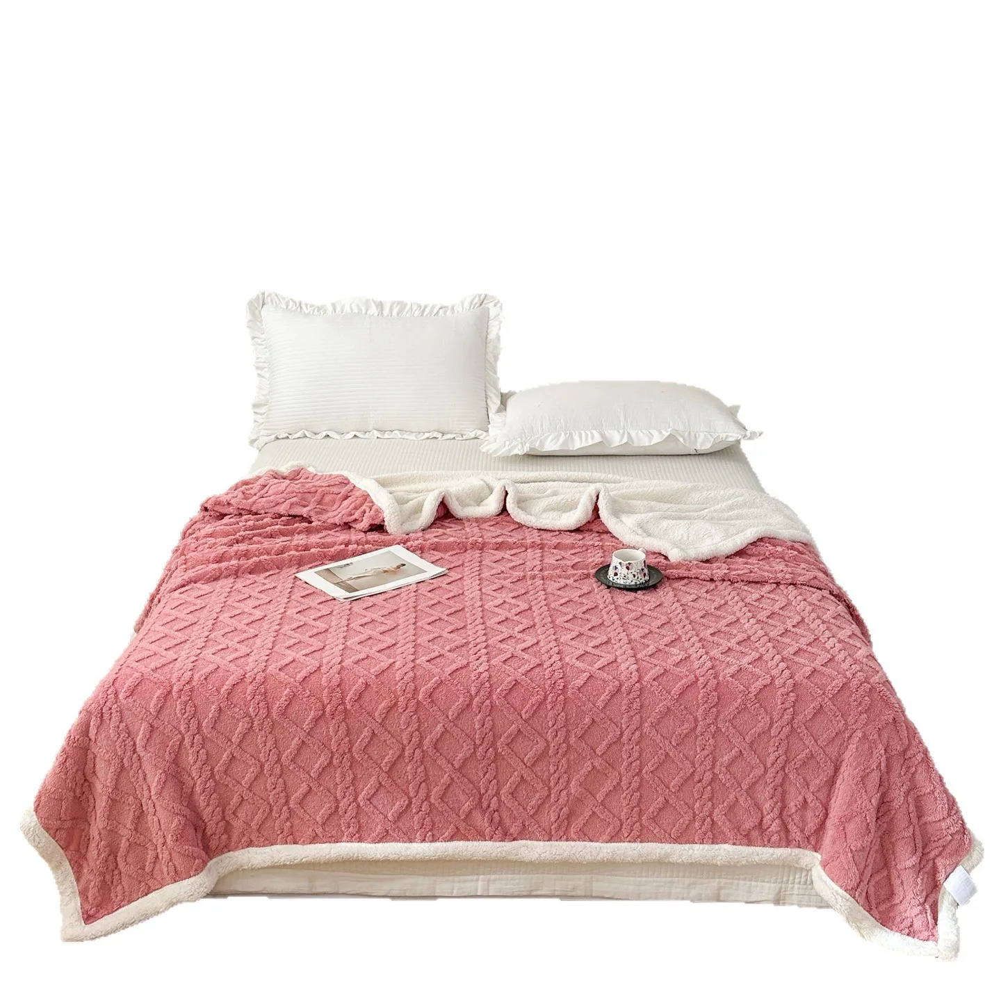 Summer New Style Taffeta Lamb Fleece Blanket Home Use Blanket Cross-border Cover Blanket Home Office Nap Air Conditioning Blanke