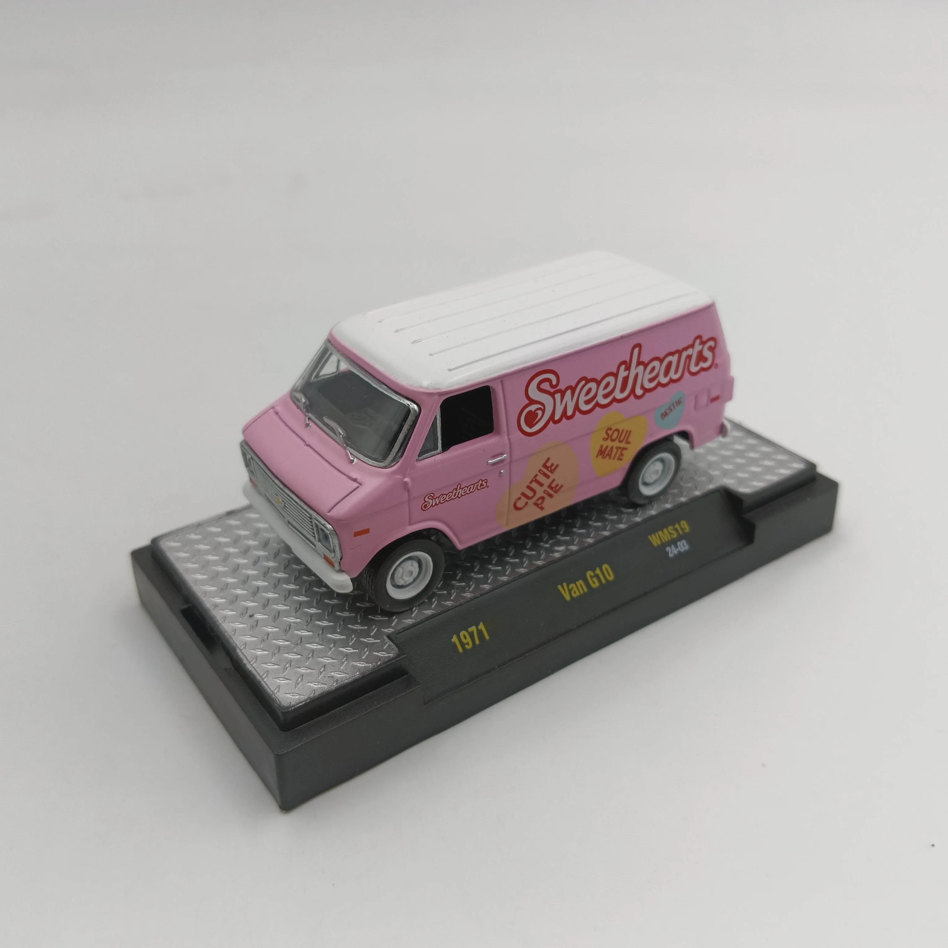 M2 machines 1/64 1971 VAN G10 Die-cast alloy car model collection display child gift