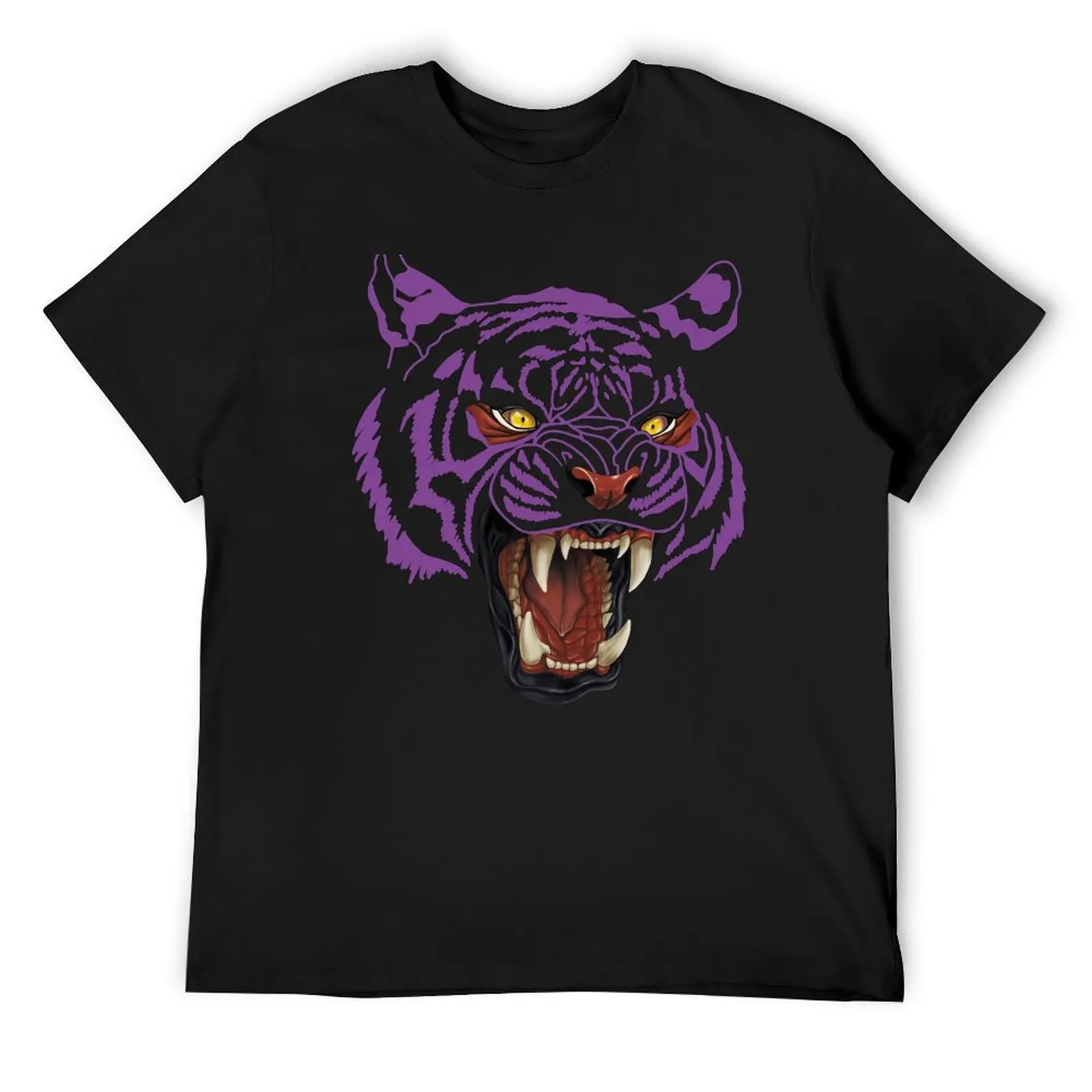 

Pink tiger T-Shirt tops oversized t shirt graphic t shirt vintage men clothes