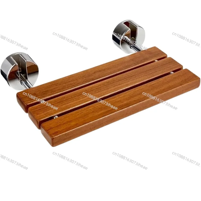 Banco de asiento de ducha plegable de madera de teca nórdica, capacidad de 400 libras, plegable para montaje en pared médica, para zapatos interiores