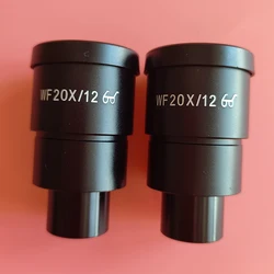 WF20X/12mm WF20X 20X Optical Stereo Microscope Accessories Eyepiece for Repair Microscope Eyepiece Accessories Tools