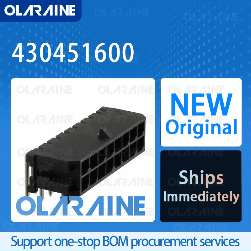 

10/50/100Pcs 430451600 100% brand new and original IC chip Headers and wire housings Connector 16 Position