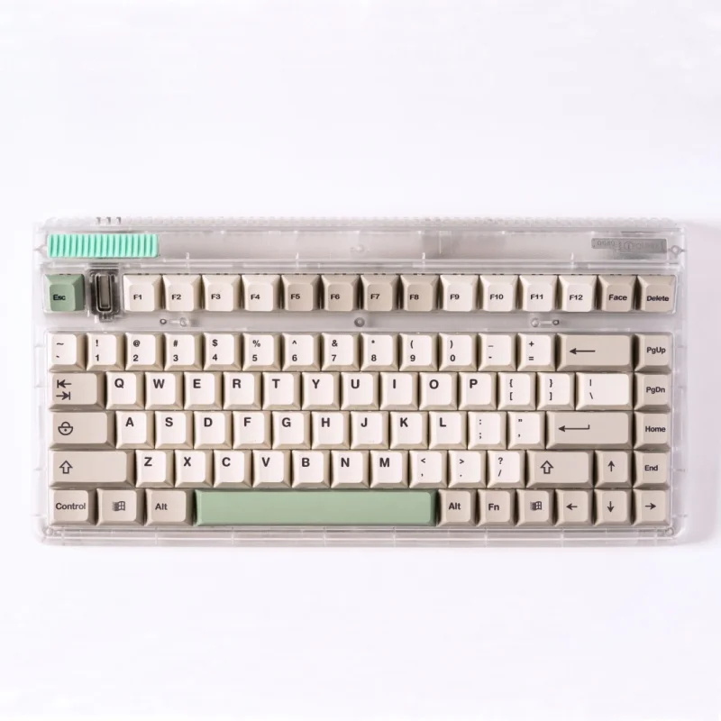 141 Keys 9009 Color Path Retro Cherry Profile Keycaps PBT Dye Sublimation for MX Switch Mechanical Keyboard Minimalism Keycap