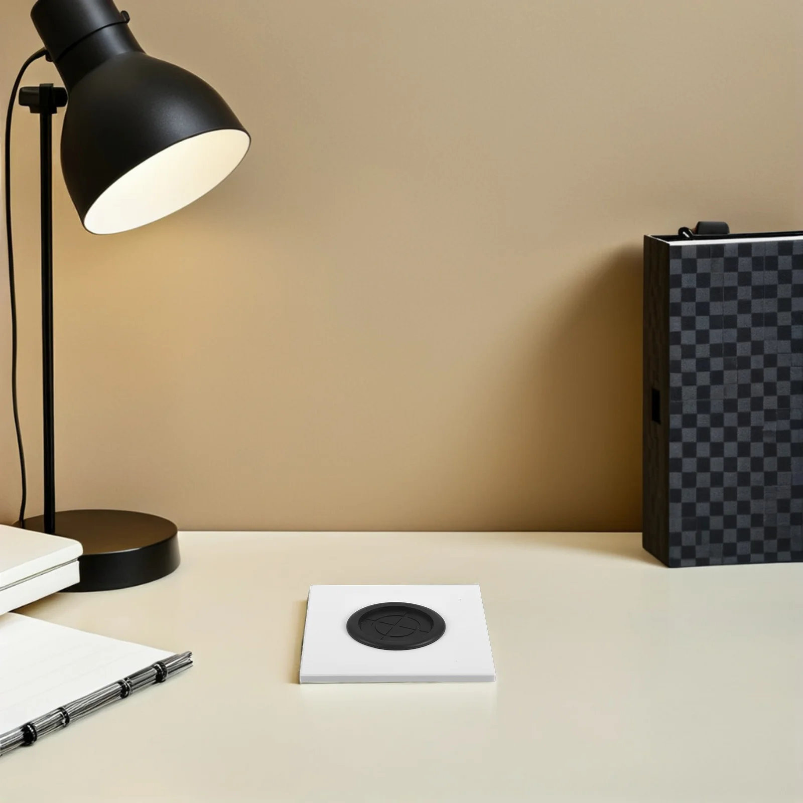 

5pcs Blank Outlet Cover Wall Plate 86-Type Cable Pass Through Rubber Hole Entry Cover For Dust Prevention Wire Organization