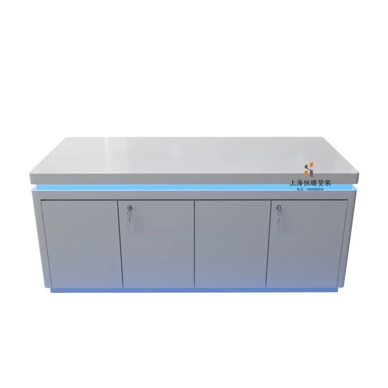 Company exhibition hall Display table Sand table door and window sample corner Nakajima counter experience table Luminous rectan