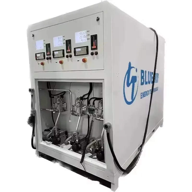 Portable Mini Gas Station Container Fuel Oil Dispenser Storage Equipment 3000L Petrol Tank Mobile Station