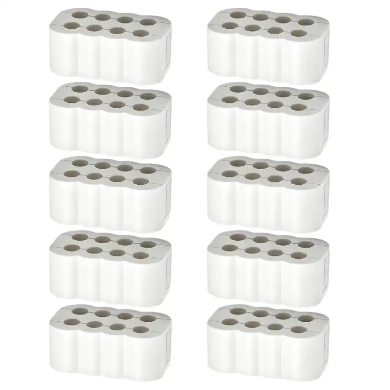 31BA ABS 8-Pin Wire Guide Set for Desktop Builds, Routing Holders, 10-Pack for Neat Layout Use