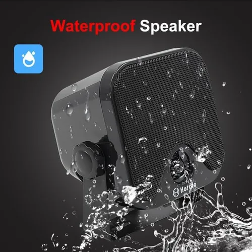 Imagen 2 del producto Herdio 4 pulgadas 4 Uds 240W Bluetooth altavoces para carrito de Golf sistema de sonido estéreo marino impermeable para barco al aire libre ATV UTV Jeep Patio