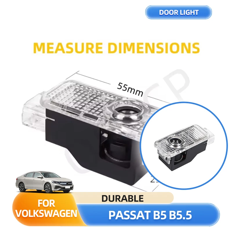 

Накладка на багажник, 2 шт., светодиодные лампы для дверей автомобиля, лампы для украшения интерьера, аксессуары для VOLKSWAGEN VW Passat B5 B5.5 Touareg 7L P