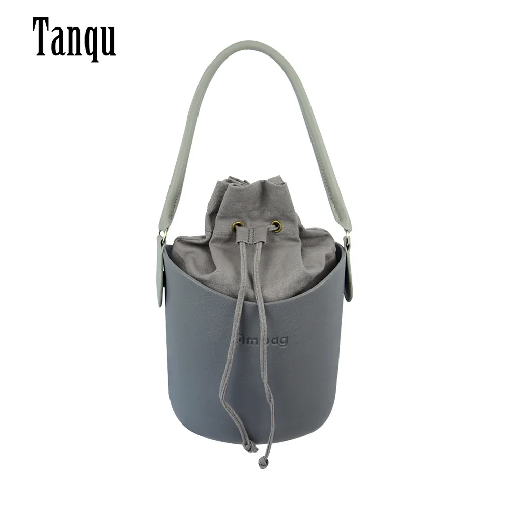 

Tanqu New O Bag Style Ambag EVA Basket Bag Body with Handles Pure Color Insert Inner Women Girl Shoulder Messenger Totes Obag