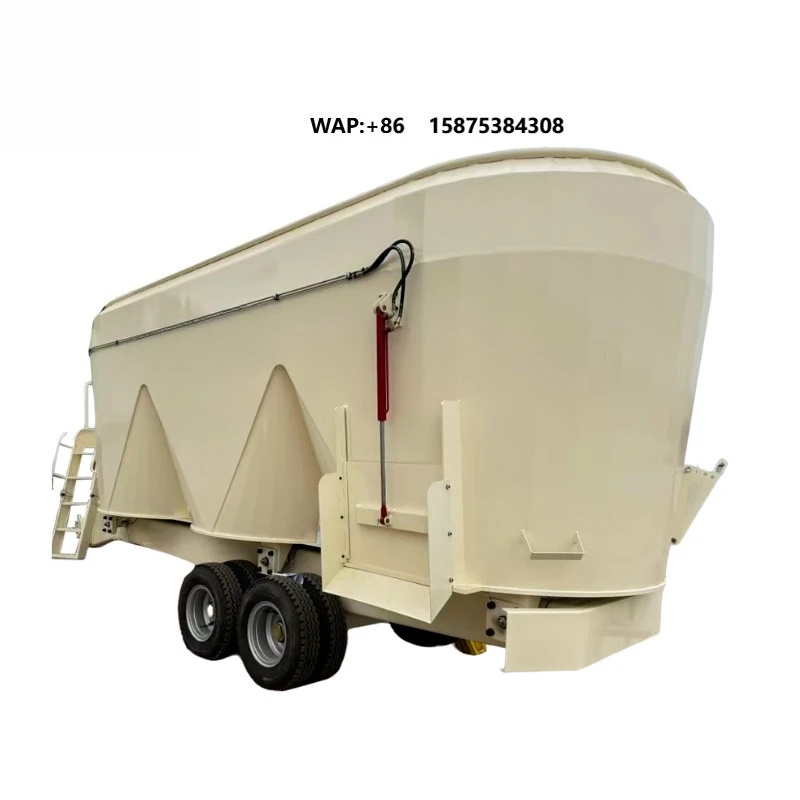 14CBM Dairy Cattle TMR Feed Mixer Silage Grass Blending Machine TMR Livestock Forage Mixing Machine Price for Sale