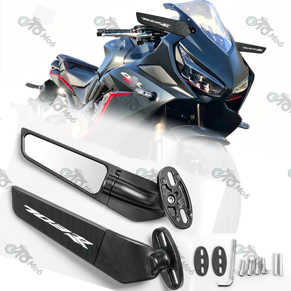 Für ZONTES 703RR 703 RR 703RR Motorrad Modifizierter Windflügel Einstellbar Drehbar Mit LED-Licht Rückspiegel