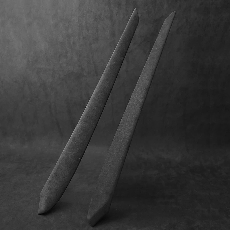 غطاء كسوة باب من جلد الغزال لتسلا ، واقي تصفيف ، إكسسوارات ديكور داخلية معدلة ، موديل Y