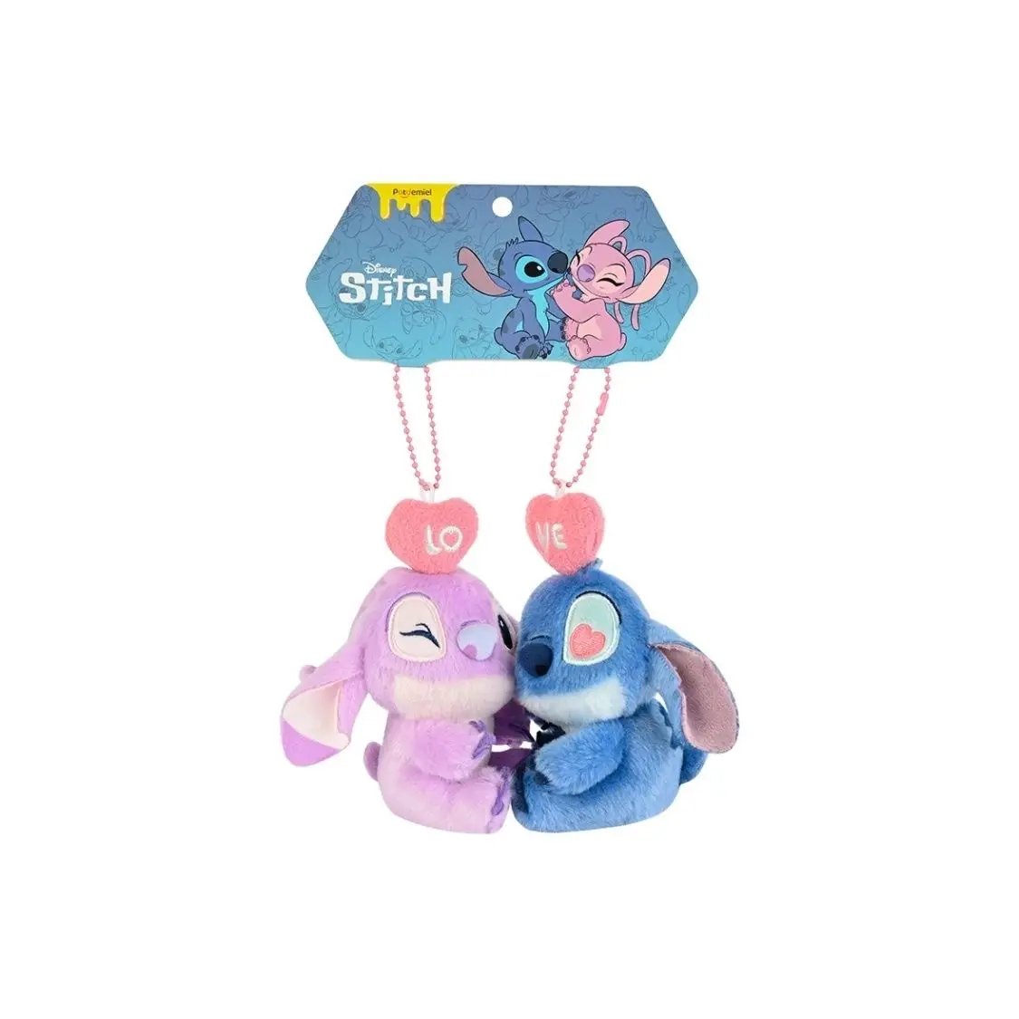 11cm Disney Animation Stitch Hug Magnetic Plush Combination Pendant, Backpack Dress, Keychain, Birthday Gift