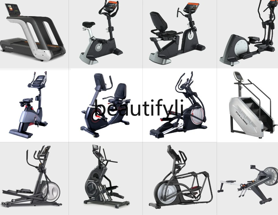 

A full set of gym commercial equipment, training indoor fitness equipment