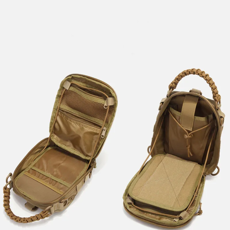 Multifunctional Oxford Cloth Running Bag Outdoor Sports Cycling Waterproof Bag One Shoulder Camouflage Bag