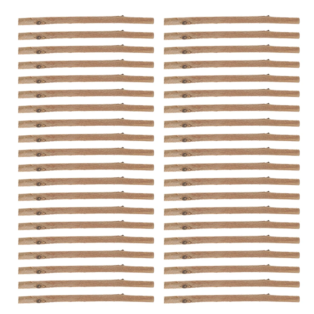 

50Pcs Dried Wood Sticks Logs for Decoration Craft Twigs DIY Crafts Building Supports Wooden Logs for Creative Projects