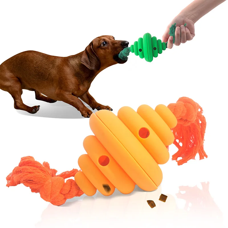 

Pet Supplies Toys Dog Leaks Food Ball Honeycomb Shape Anti-Tear Rope Interactive Far Throw Outdoor Toys