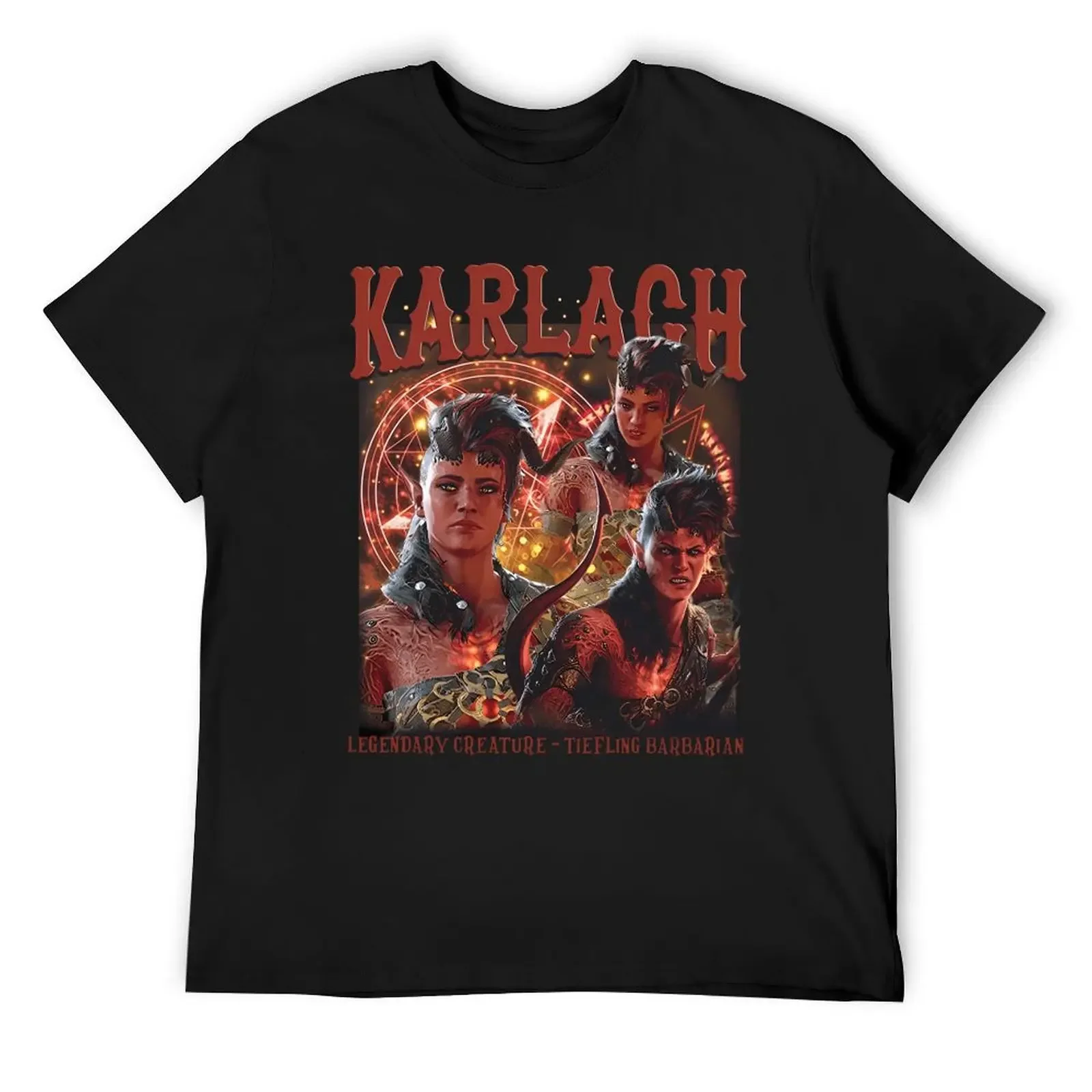 Karlach T-Shirt sublime heavyweights vintage clothes anime mens t shirts casual stylish