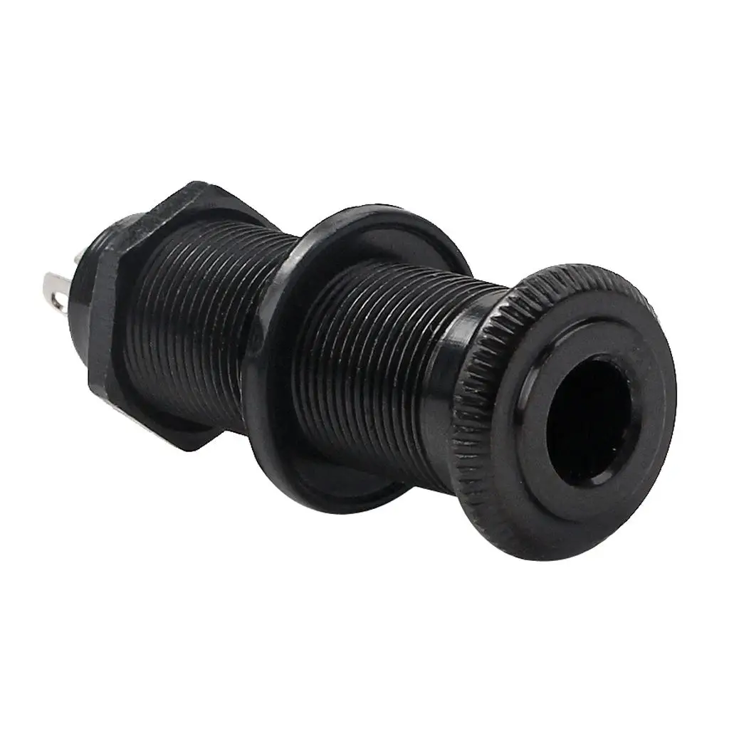 Guitar Input / Output Stereo Cylinder Flush-mounted Socket Suitable for 12 Mm