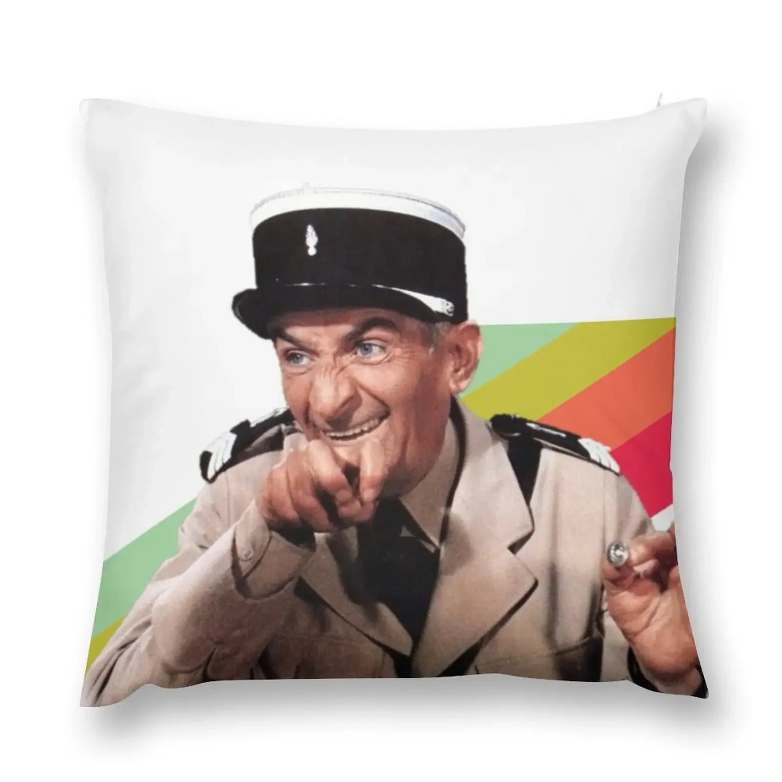 

Louis de Funes Grimace Throw Pillow Pillowcases Bed Cushions Luxury Living Room Decorative Cushions pillow