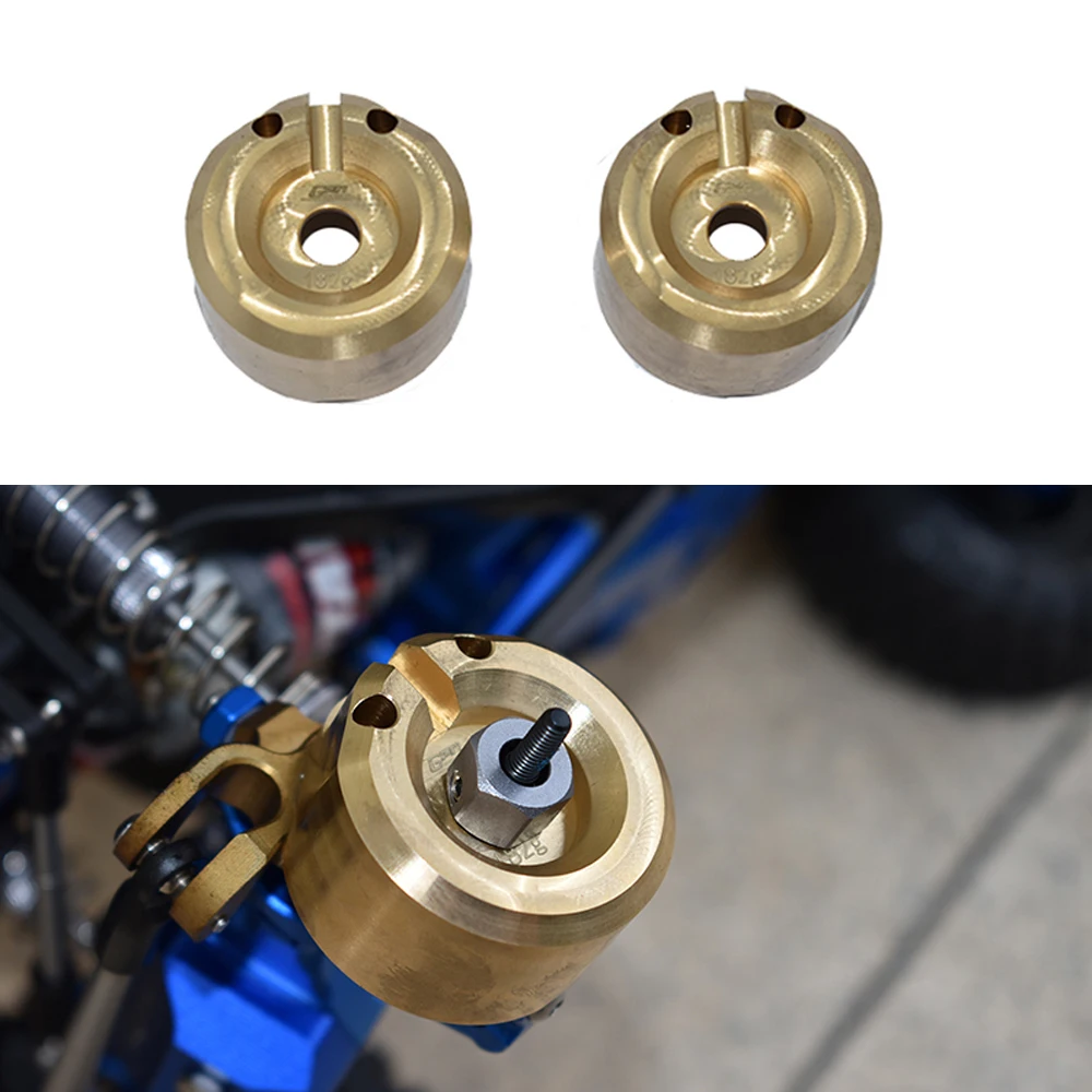 

GPM Metal Brass Counterweight Front Rear Outer Portal Drive housing Case 8251 for Traxxas 1/10 TRX4 DEFENDER Bronco TRX6 G63