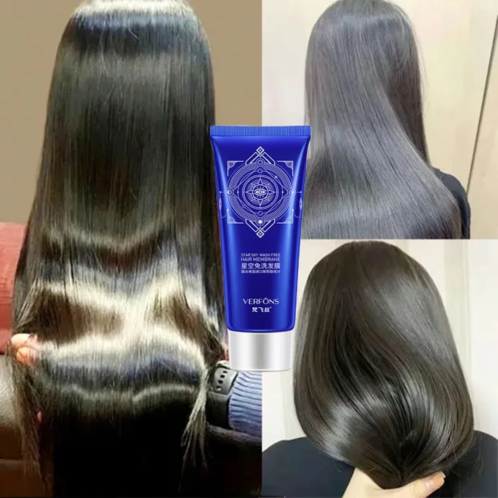 5 Seconds Magic Hair Mask Keratin Repair Damage Frizzy Straighten Soft Treatment Scalp Hair Shiny Hair Moisturizing Care 
