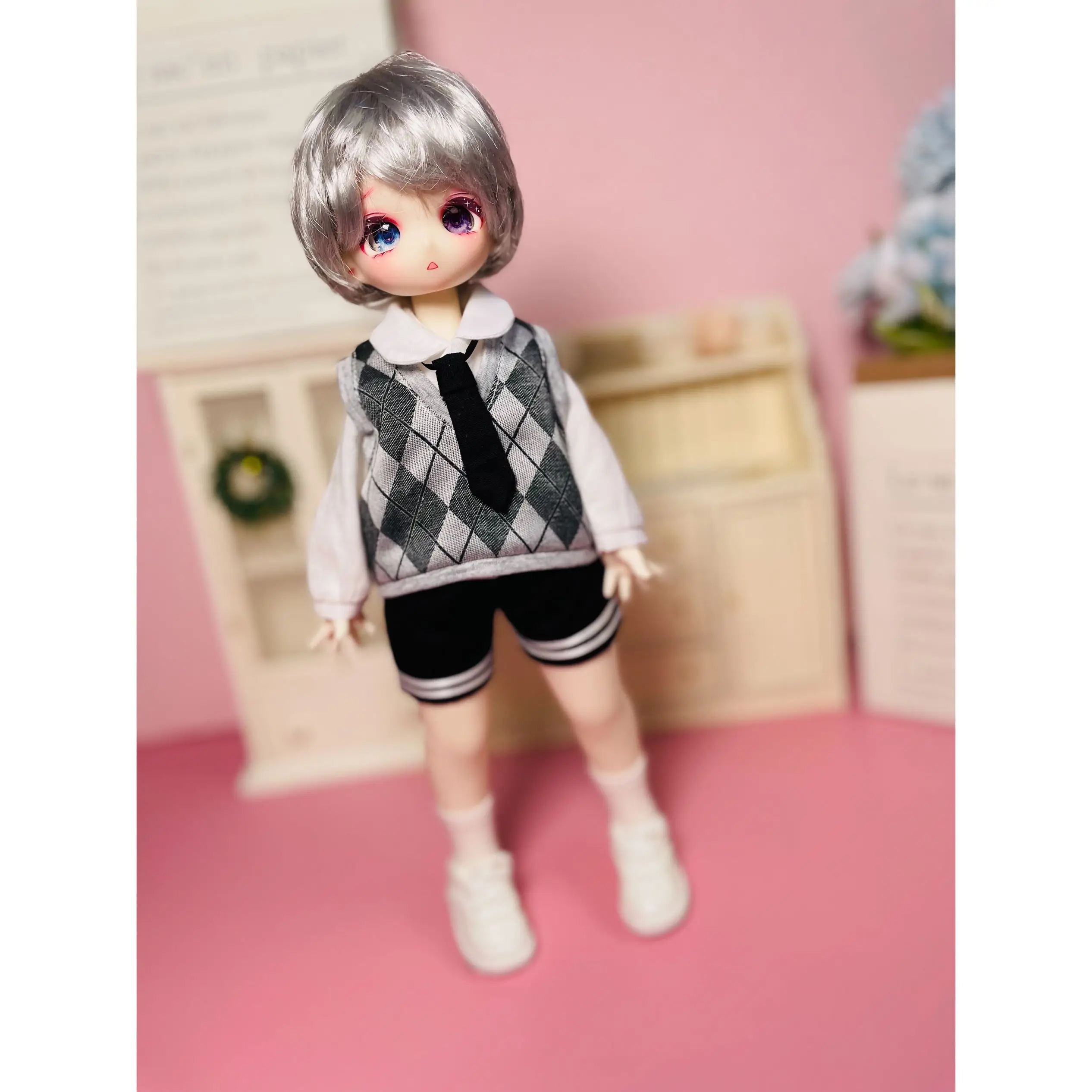 BJD doll clothes suitable for 1/6 size bjd doll clothes cute doll autumn 1/6 clothes set doll accessories (five points)