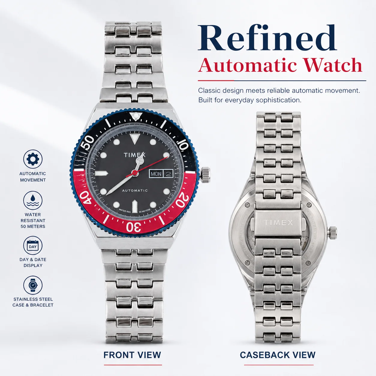 timex-automatic-mechanical-watch-for-men-40mm-rotating-bezel-stainless-steel-band-luminous-day-date-diving-watch