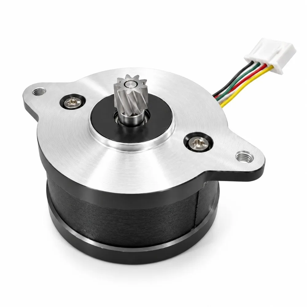 2 Phase Stepper Motor 36mm Diameter 9 Tooth Helical Gear Extruder Motor 36 Circular 1.8 Step Angle 3D Printer Motor