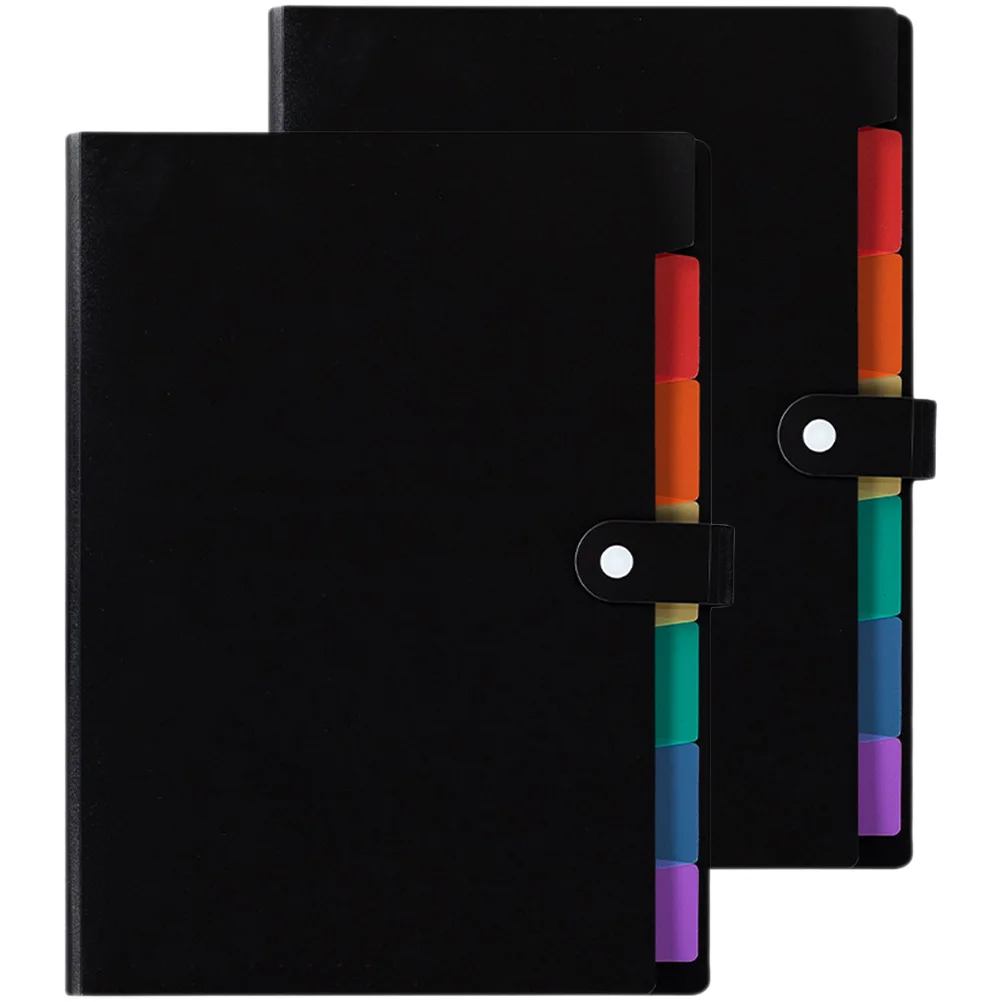 

2 шт. папка для файлов, многослойный пластиковый держатель для аккордеона большой емкости, расширяемый ручной органайзер для файлов для офиса и школы