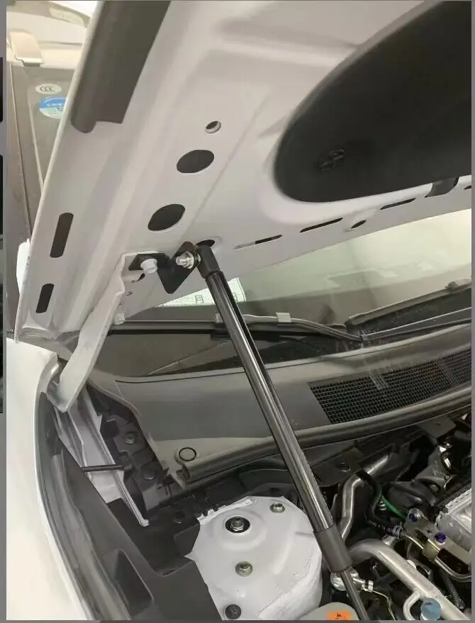 Puntales de choque de soporte de elevación de capó delantero de acero para Mitsubishi Outlander 2023 2024, accesorios de coche