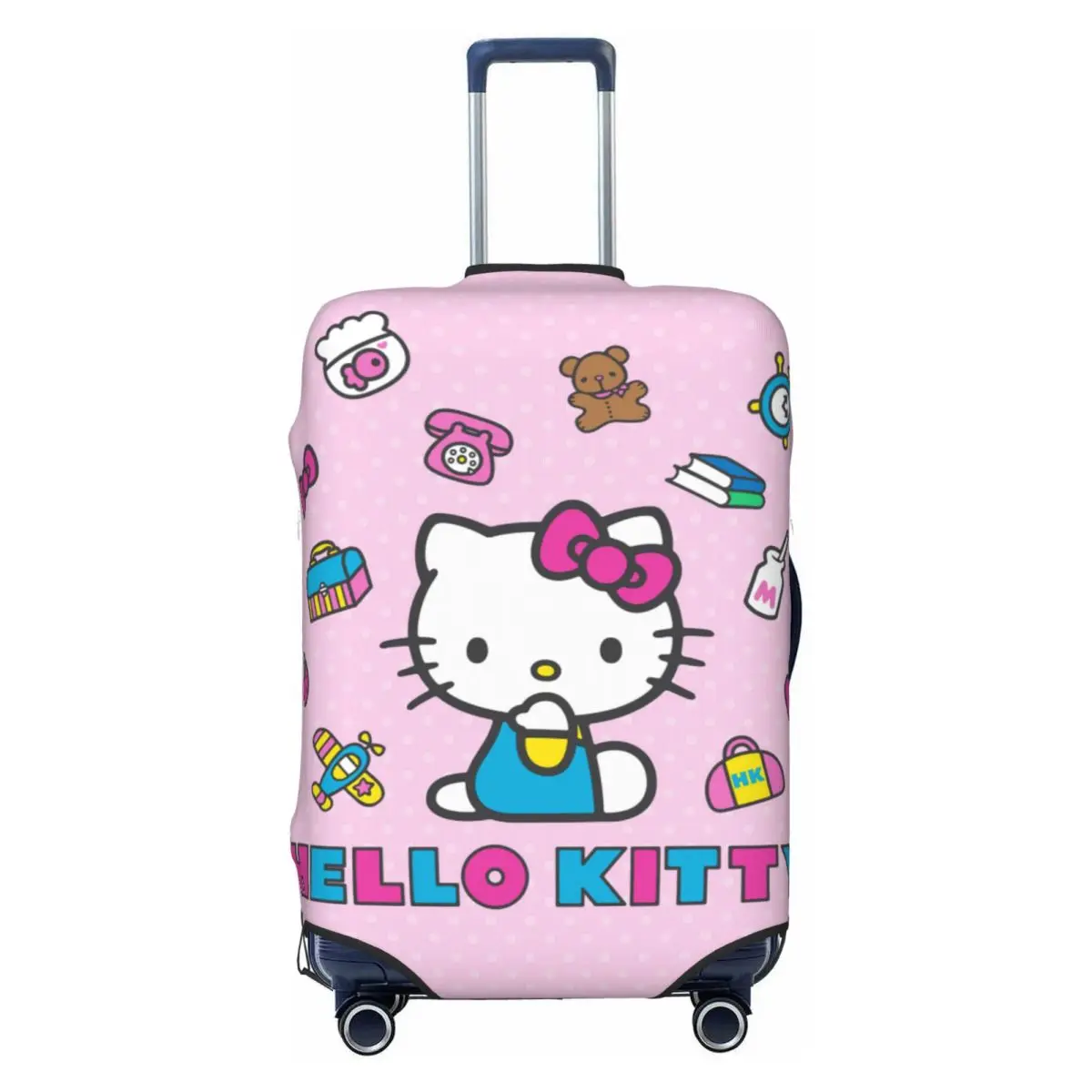 

Hello Kitty Cat Suitcase Cover Elastic Kitten Luggage Covers Protector for 18-32 inch