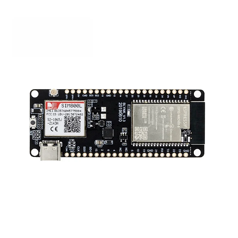 Modulo wireless TTGO t-call V1.3 ESP32, antenna SIM, scheda SIM, modulo SIM800L e antenna arduino GSM/GPRS