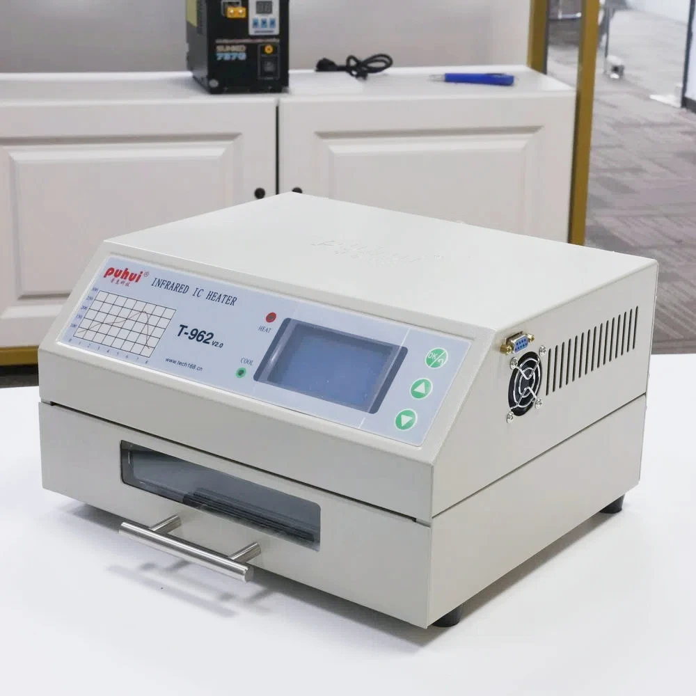 

T-962 Reflow Equipment T-962 Infrared Reflow With Smoke Channel Oven Furnace IC Heater BGA Rework Station