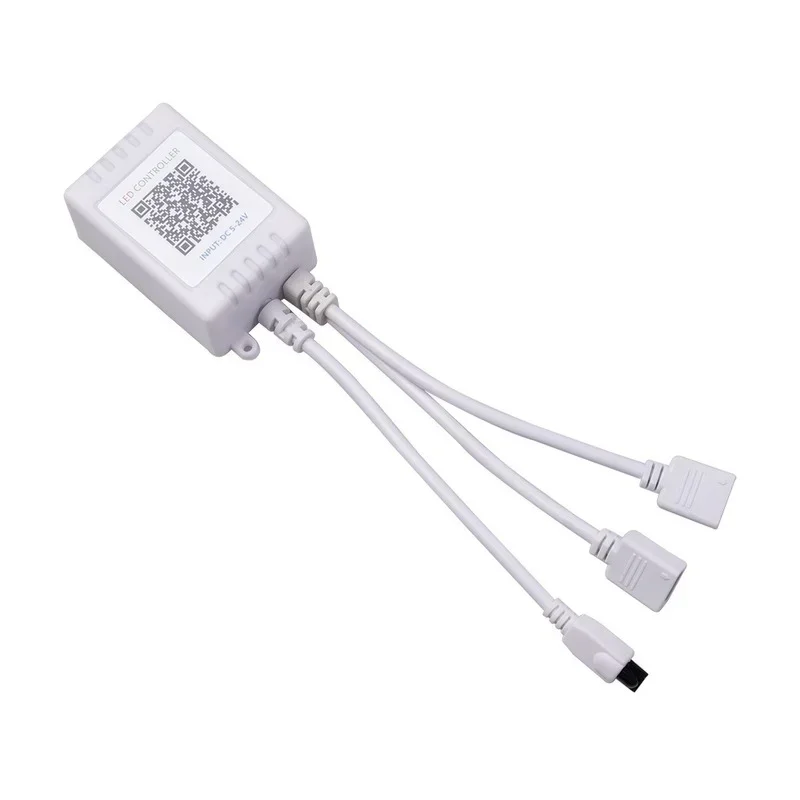 وحدة تحكم RGB محمولة ومتينة وقابلة لإعادة الشحن مع 2 مصباح LED للهواتف المحمولة، بلوتوث + ذكي بالأشعة تحت الحمراء