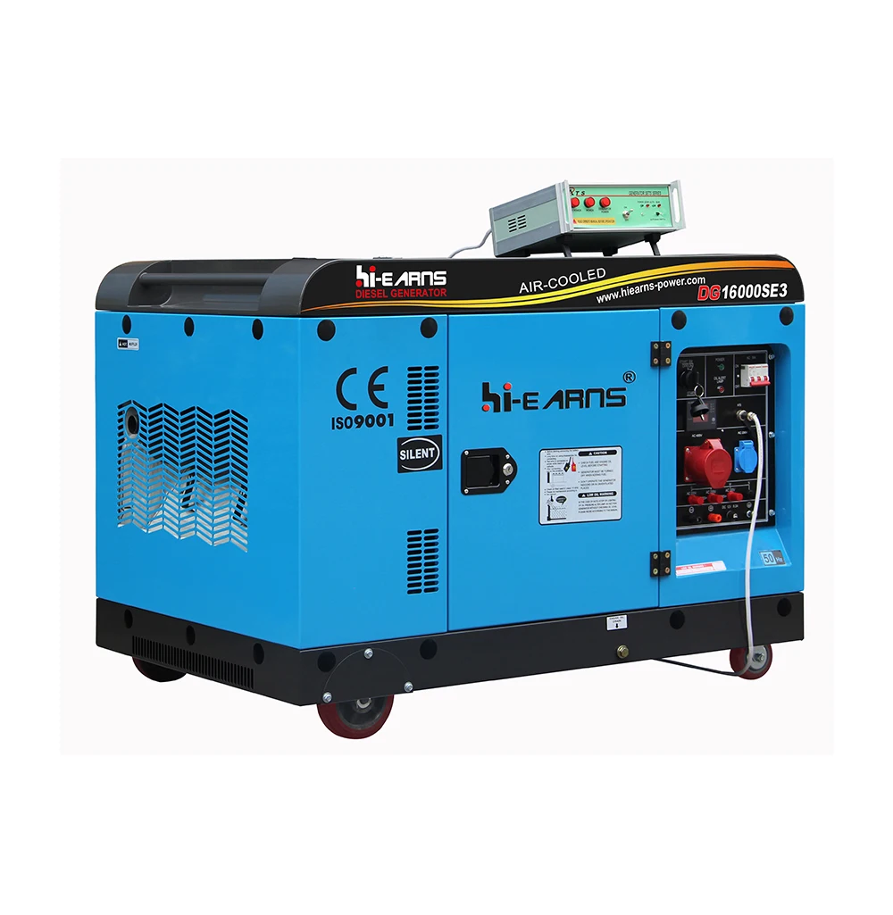 hiearns 15KVA single phase  three phase voltage silent type die·sel generator